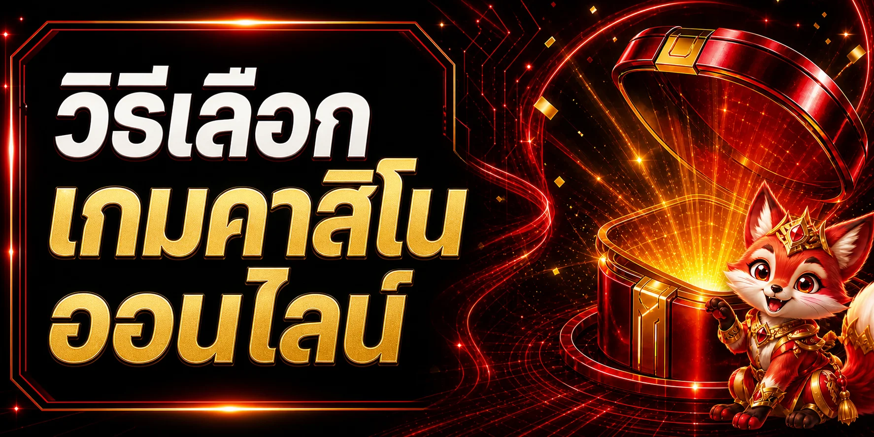 FOXSTAR วิธีเลือกเกมคาสิโนออนไลน์ให้เหมาะกับคุณ